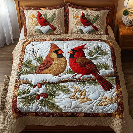 Ruby Companions 3-Piece Quilted Bedding Set NCU0NT2726