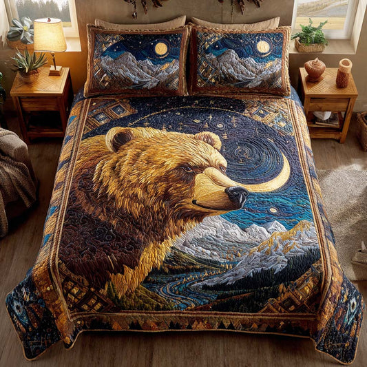 Rugged Hunter 3-Piece Quilted Bedding Set NCU0TD215