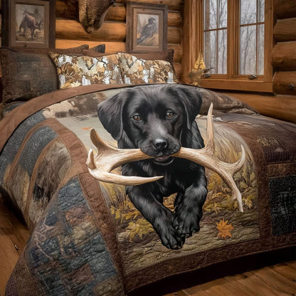 Rugged Tracker 3-Piece Quilted Bedding Set NCU0PT7472