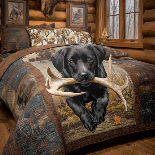 Rugged Tracker 3-Piece Quilted Bedding Set NCU0PT7472