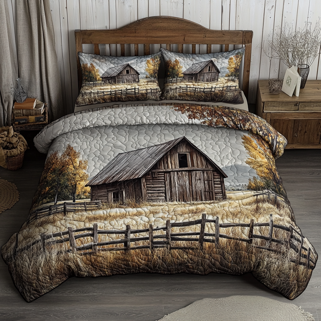 Rural Charm Quilted Bedding Set NCU0DK6837