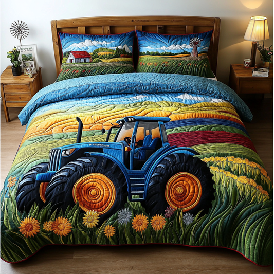 Rural Drive Quilted Bedding Set NCU0DK6697