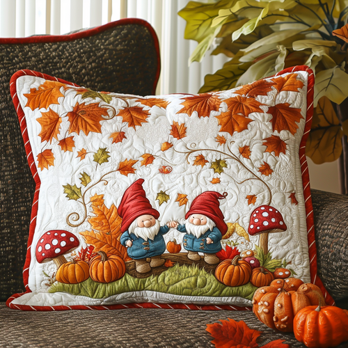 Rustic Gnome Whispers Quilted Bedding Pillow Case NCU0NT8853