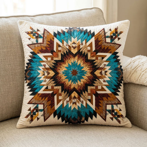 Rustic Starline Quilted Pillow Case NCU0NT11427