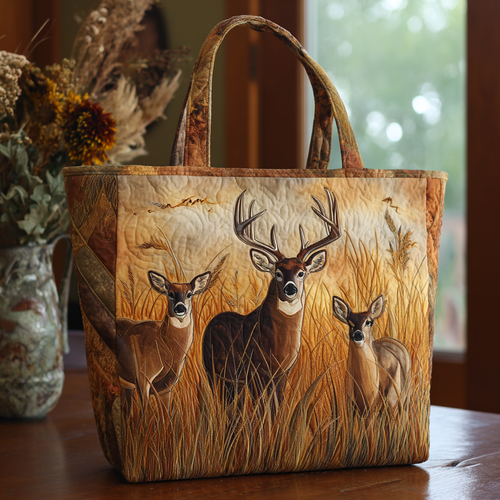 Rustic Woods Quilted Tote Bag NCU0NT10455