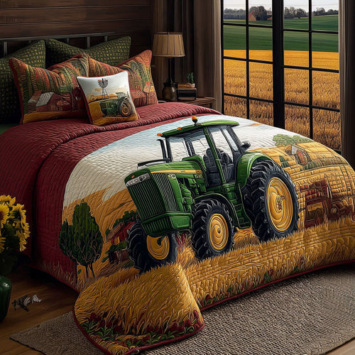 Rustic Acres 3-Piece Quilted Bedding Set NCU0PT10869