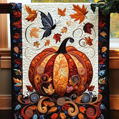 Rustic Autumn Quilted Table Runner NCU0PT1181