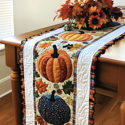 Rustic Autumn Quilted Table Runner NCU0PT8636