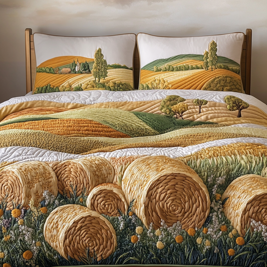 Rustic Beauty 3-Piece Quilted Bedding Set NCU0VH4005