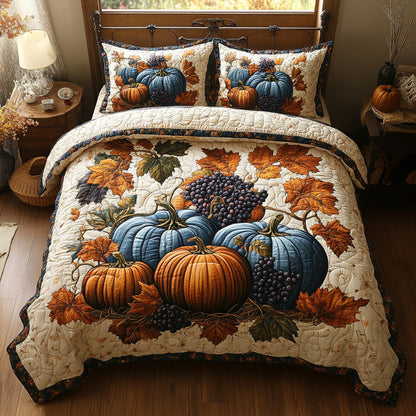 Rustic Bloom 3-Piece Quilted Bedding Set NCU0DV6759