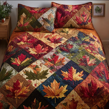 Rustic Breeze 3-Piece Quilted Bedding Set NCU0DK8671