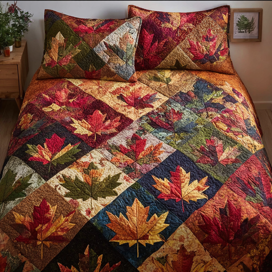 Rustic Breeze 3-Piece Quilted Bedding Set NCU0DK8671