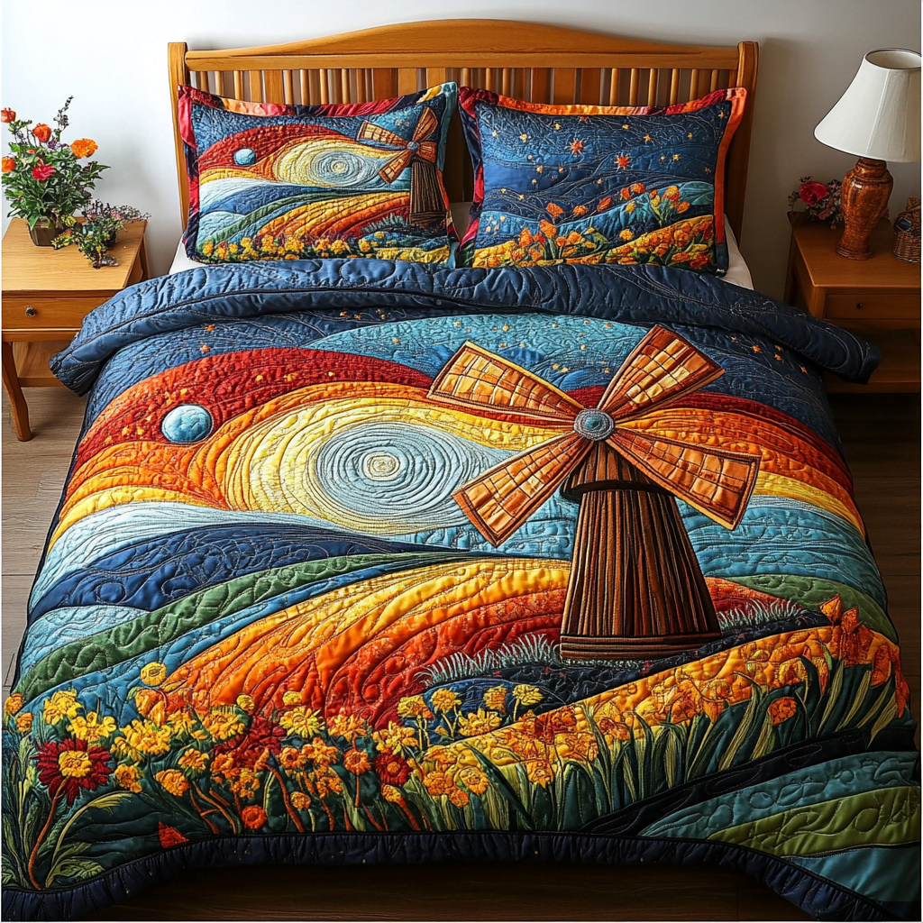 Rustic Breeze Quilted Bedding Set NCU0DK6424