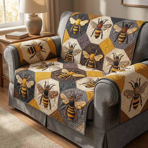 Rustic Buzz Quilted Sofa Cover NCU0XD2482