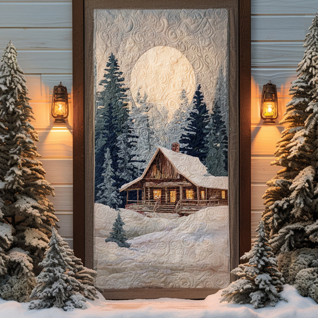 Rustic Cabin Quilted Door Cover NCU0DV8771