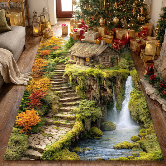 Rustic Cedar Woods Area Rug NCU0TD1844