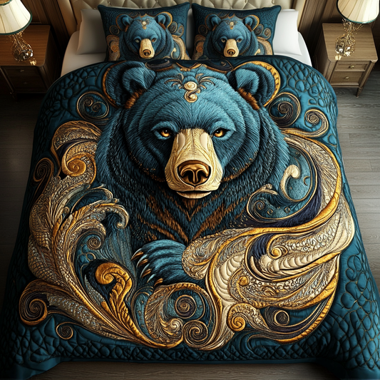 Rustic Charm 3-Piece Quilted Bedding Set NCU0VH1770