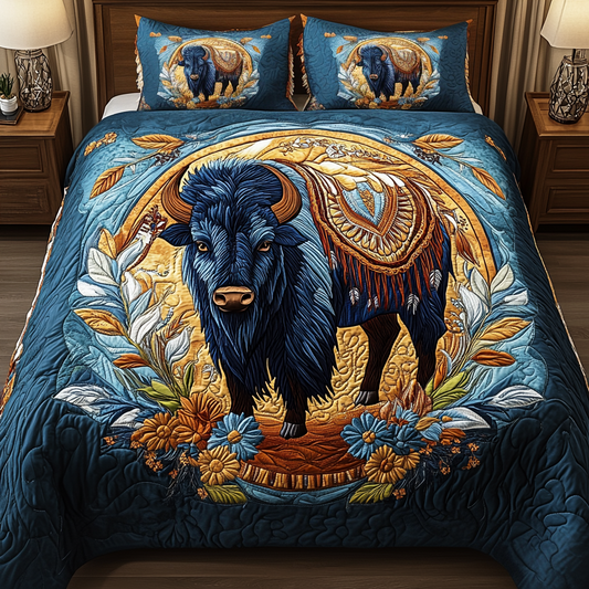 Rustic Charm 3-Piece Quilted Bedding Set NCU0VH1992