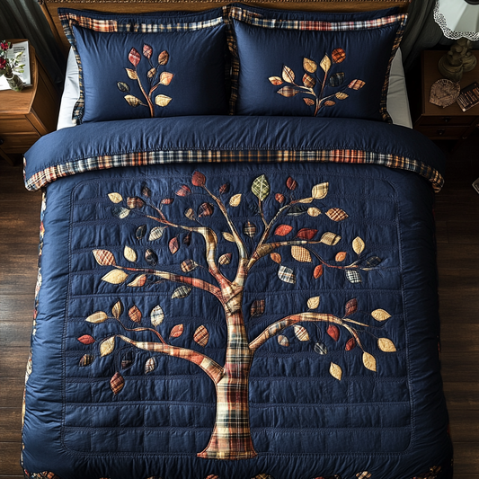 Rustic Charm 3-Piece Quilted Bedding Set NCU0VH3186