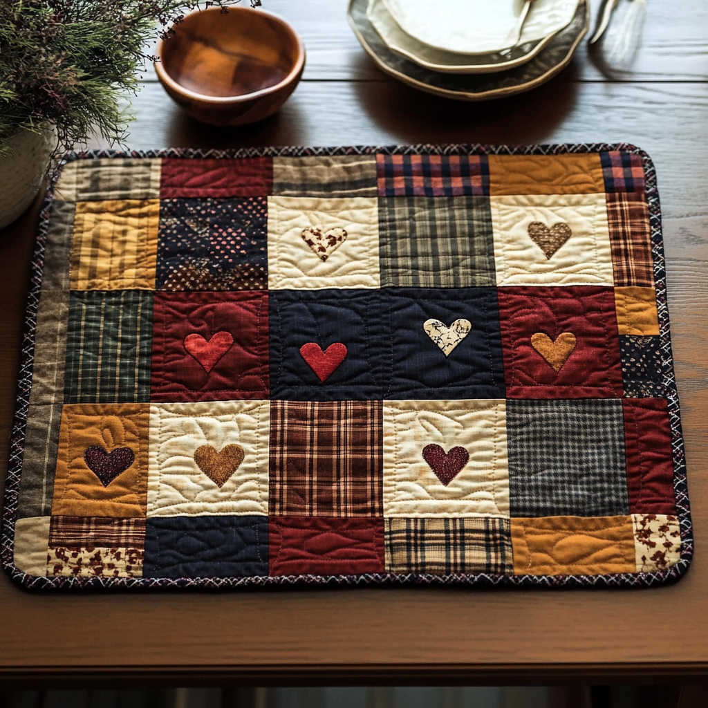 Rustic Charm Quilted Place Mat NCU0VH2137 – Vantique