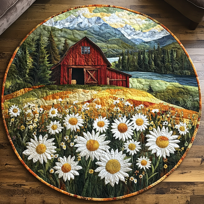 Rustic Charm Quilted Round Mat NCU0DV4855