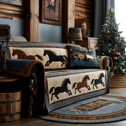 Rustic Charm Quilted Sofa Cover NCU0PT10232