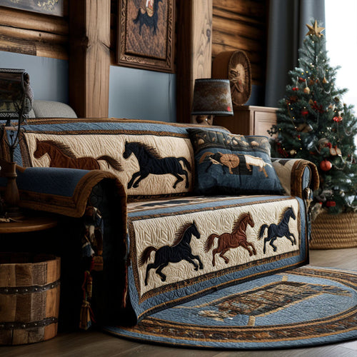 Rustic Charm Quilted Sofa Cover NCU0PT10232