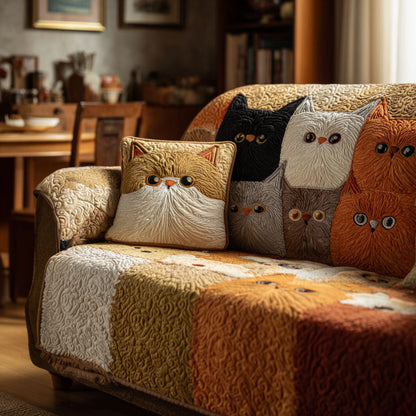 Rustic Charm Quilted Sofa Cover NCU0TV809