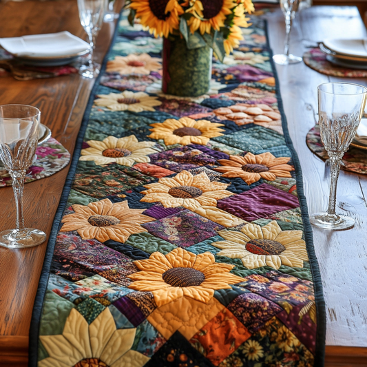 Rustic Charm Quilted Table Runner NCU0VH2377