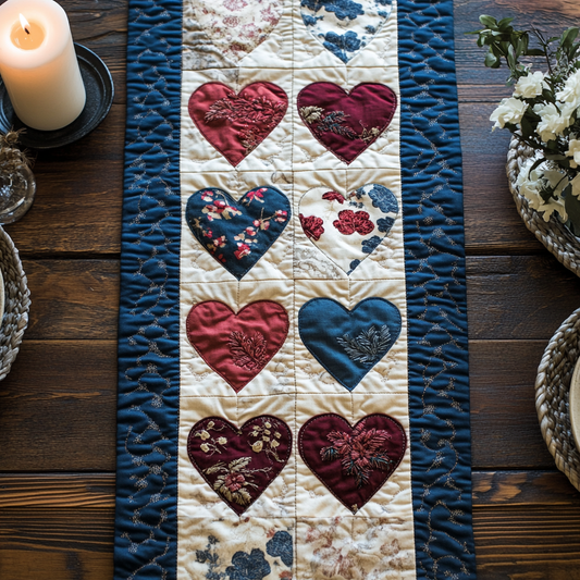 Rustic Charm Quilted Table Runner NCU0VH2866