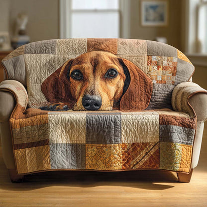 Rustic Companion Quilted Sofa Cover NCU0XD1287