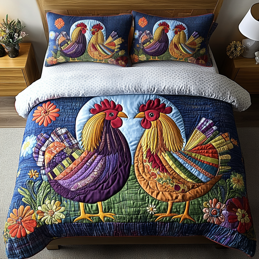 Rustic Crow 3-Piece Quilted Bedding Set NCU0VH2809