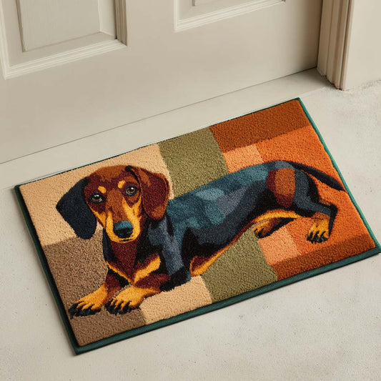 Rustic Dachshund Doormat NCU0NT10200