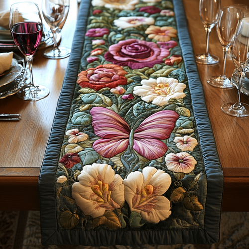 Rustic Elegance Quilted Table Runner NCU0VH2222