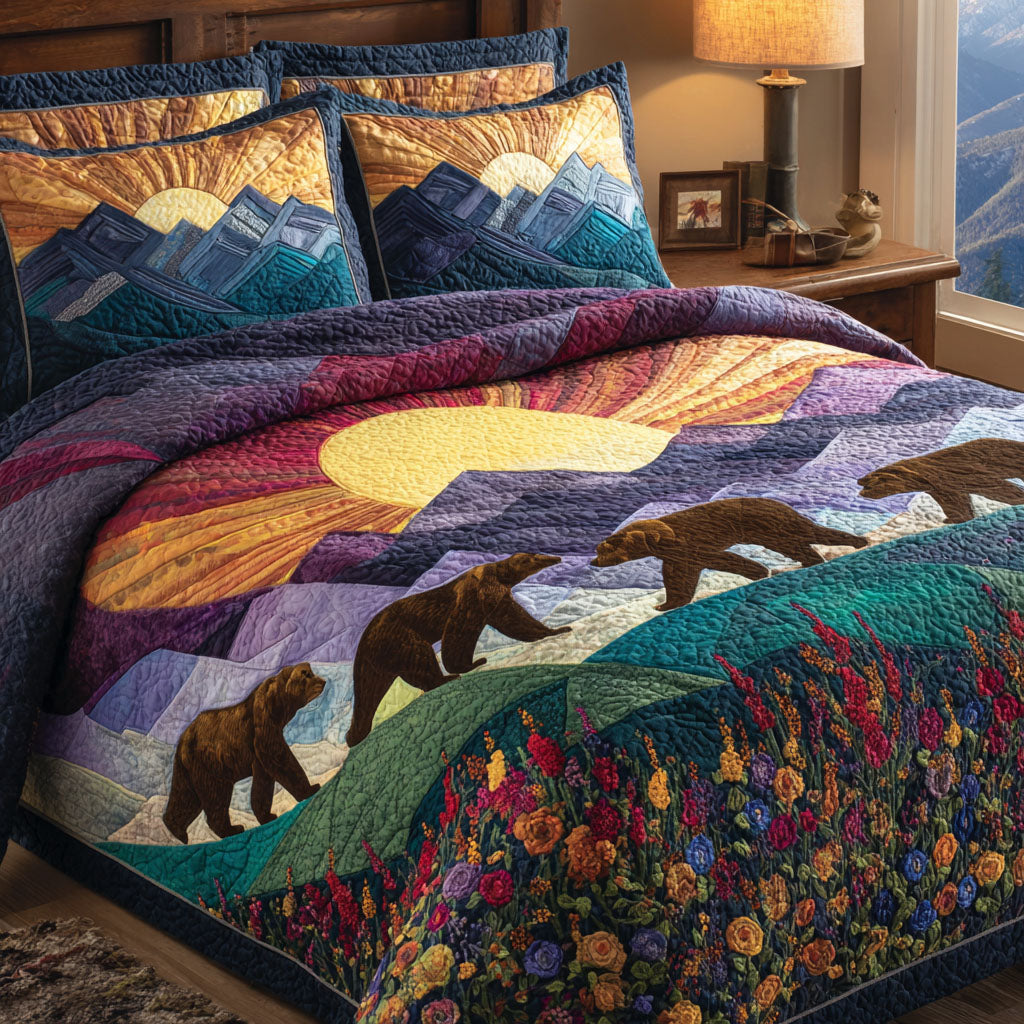Rustic Escape 3-Piece Quilted Bedding Set NCU0DK12049