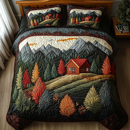 Rustic Escape 3-Piece Quilted Bedding Set NCU0DK8647