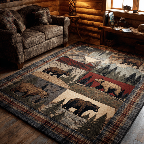 Rustic Field Area Rug NCU0DK11013