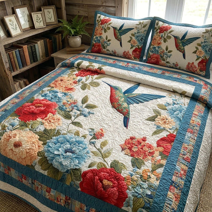Rustic Flight Garden 3-Piece Quilted Bedding Set NCU0PT11463
