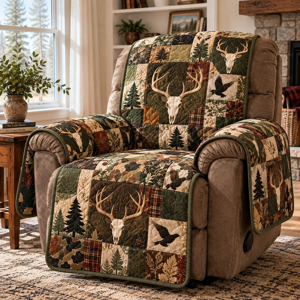 Rustic Forest Escape Quilted Sofa Cover NCU0PT12241