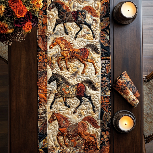Rustic Gallop Quilted Table Runner NCU0VH3381