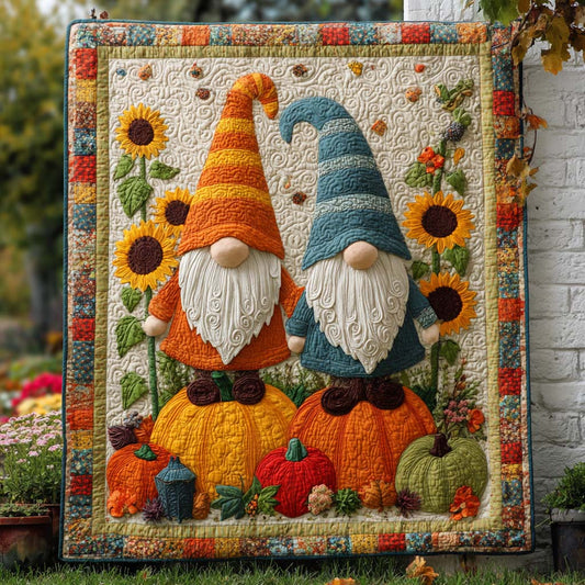 Rustic Gnome Quilted Blanket NCU0NT8938