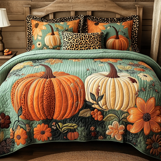 Rustic Harvest 3-Piece Quilted Bedding Set NCU0VL2871
