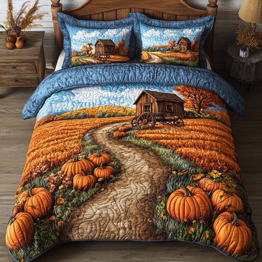 Rustic Home 3-Piece Quilted Bedding Set NCU0DK9411