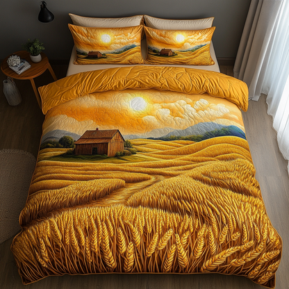 Rustic Horizon 3-Piece Quilted Bedding Set NCU0DK6644