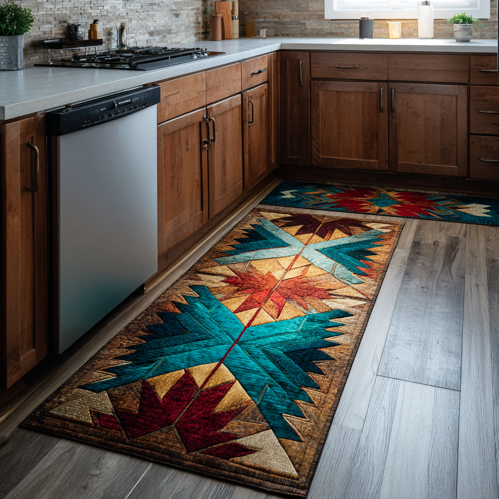 Rustic Line Kitchen Area Rug NCU0DK10919 – Vantique