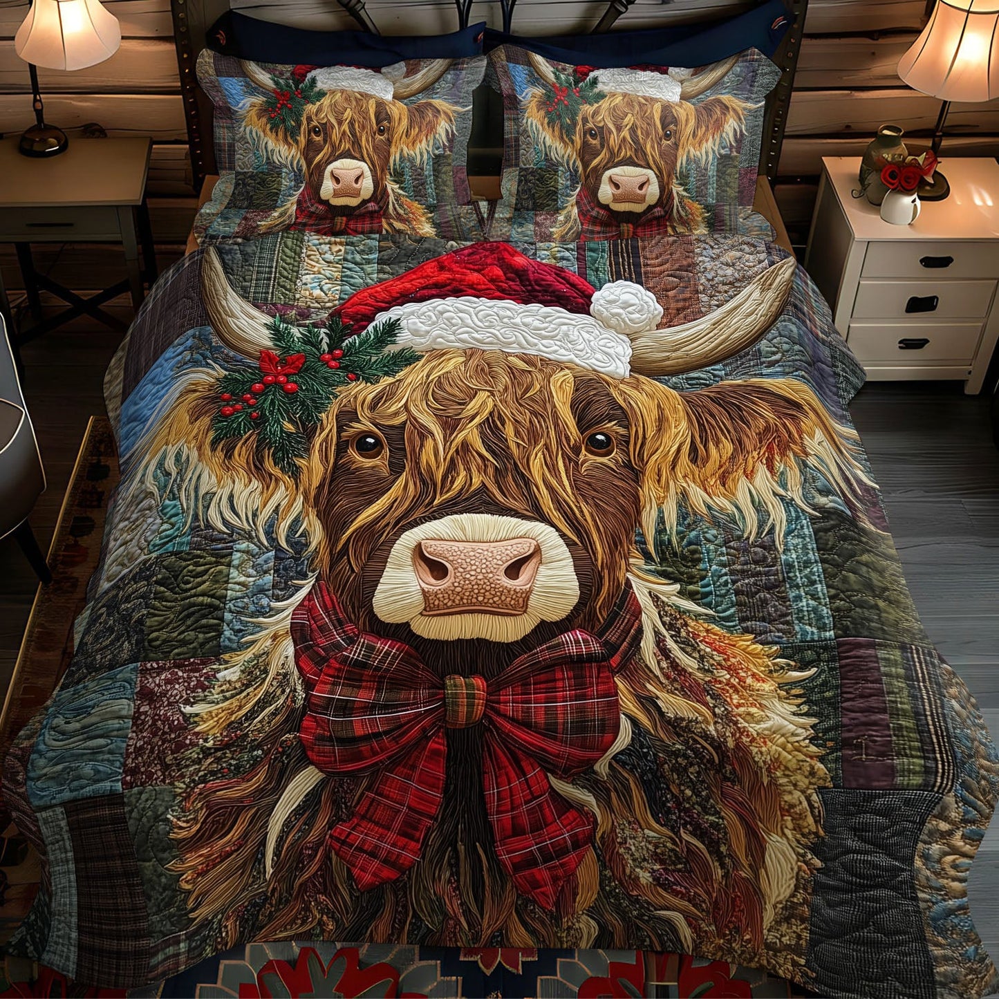 Rustic Majesty 3-Piece Quilted Bedding Set NCU0PT2452