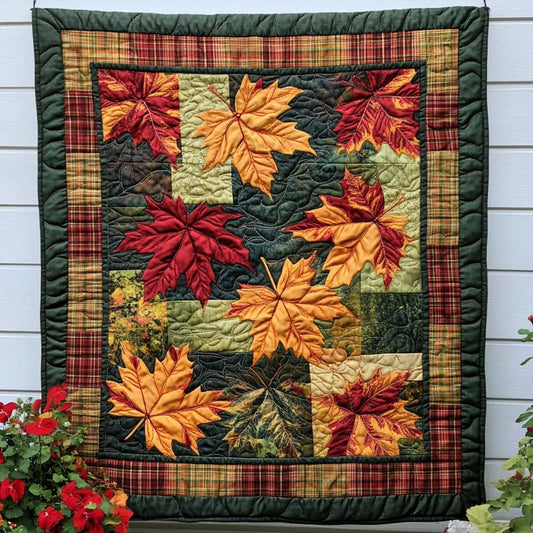 Rustic Maple Song Quilted Blanket NCU0NT8431