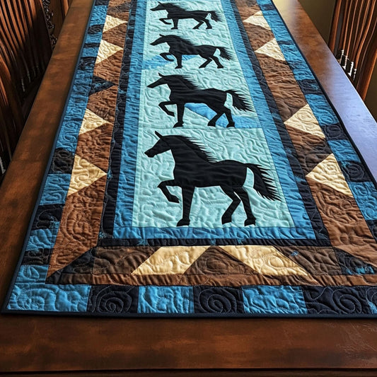 Rustic Melody Quilted Table Runner NCU0PT4347