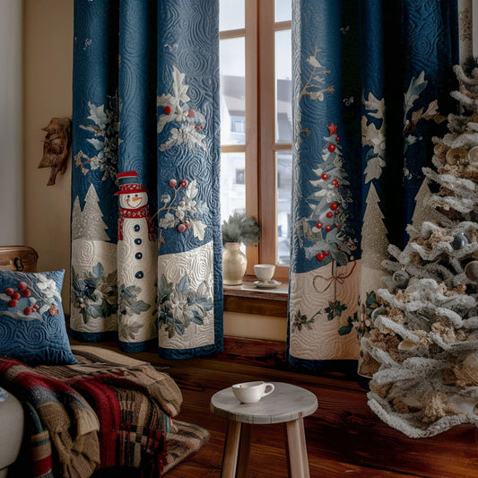 Rustic Noel Quilted Curtains NCU0PT10208