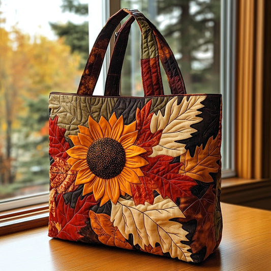 Rustic October Quilted Tote Bag NCU0DV7060